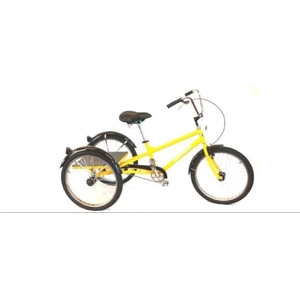 TRIKE 24" Single Speed, Industrial, 180kg Capacity YELLOW