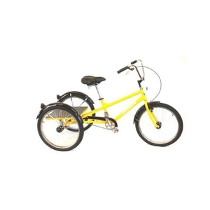 TRIKE 24" 3 Speed (Coaster) NEXUS, Industrial, 180kg Capacity YELLOW