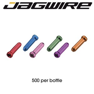 Inner Cable Tips - Assorted Colours - 500 per bottle