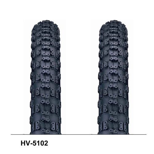 2 XInnova 12-1/2 X 2 1/4 Bmx Bike Tyre Bicycle Tire Hv-5102 Black