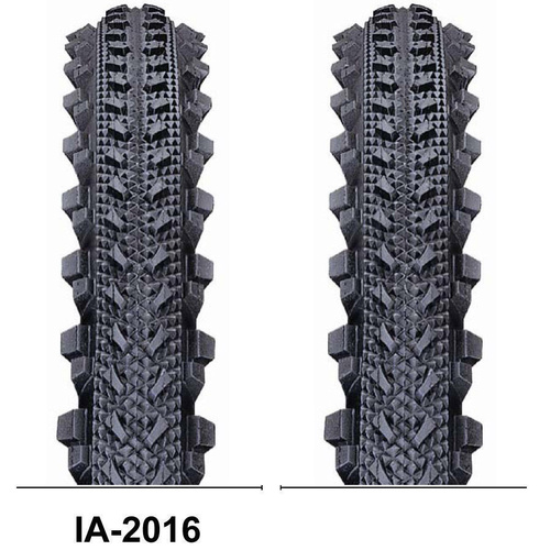 2 XInnova 26 X 2.0 Mtb Bicycle Tyre Mountain Bike Tire Ia-2016 Black