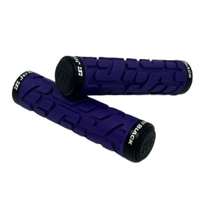 JetBlack Rivet Lock On Grips Purple/Black Rings