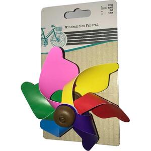 QBP Kids Accessory Windmill Rainbow Coloured