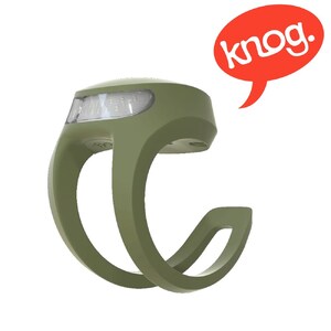 Knog Frog V3 Rechargeable Army Jacket Green Rear