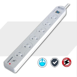 6 Outlet Master Switch Surge Protected