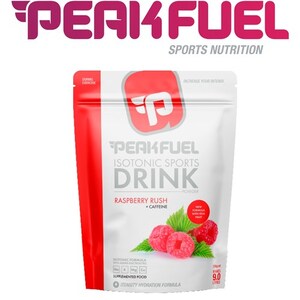 Isotonic Sports Drink - Raspberry Rush with Caffeine - 510g