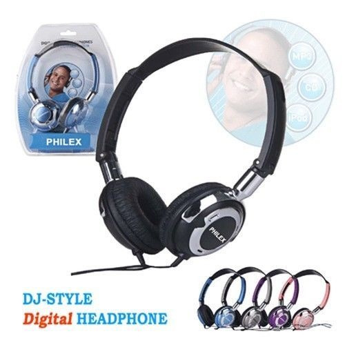 Philex Dj-Style Digital High-Performance Headphones 