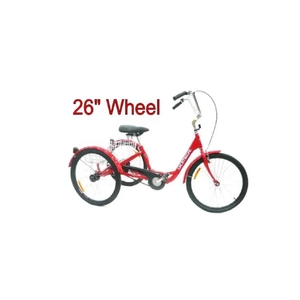 TRIKE 26" 3 Speed (Coaster) NEXUS, 2500 Series (Designed in Australia) RED