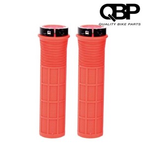 QBP Grip Mtb Lock On Single - 130mm - Red