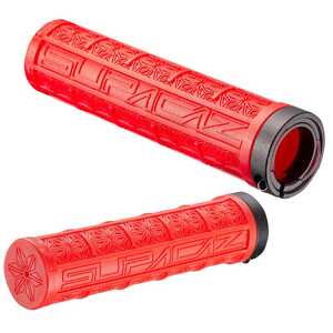 Supacaz Grizips Mountain Bike Grips Red