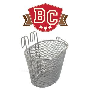 Small Wire Front Basket Silver