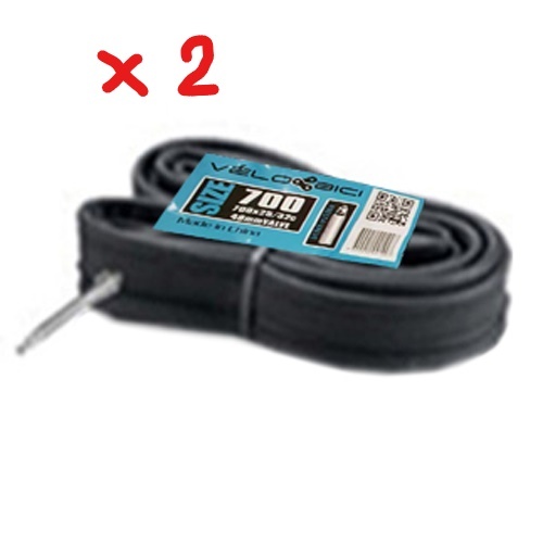 2 X 700C Road Inner Tube 700X19/25 F/V P/V 48Mm French/Presta Valve 