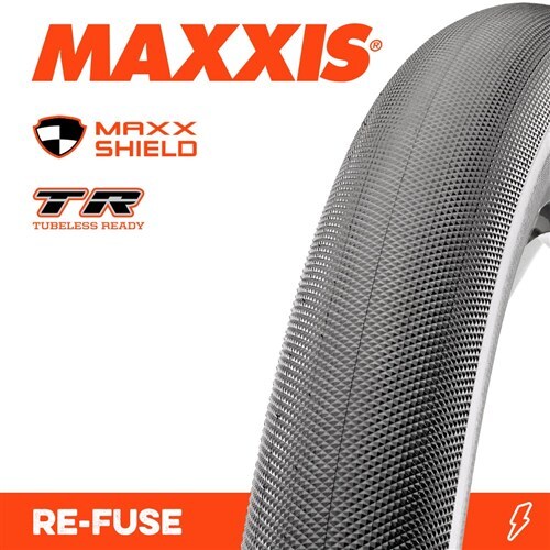 Maxxis RE-FUSE 700 X 32C MAXXSHIELD TR CARBON 60TPI Tyre