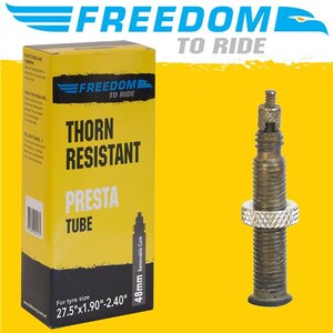 Tube - Thorn Resistant Presta 27.5"x1.90"-2.40" 48mm - Removable Core